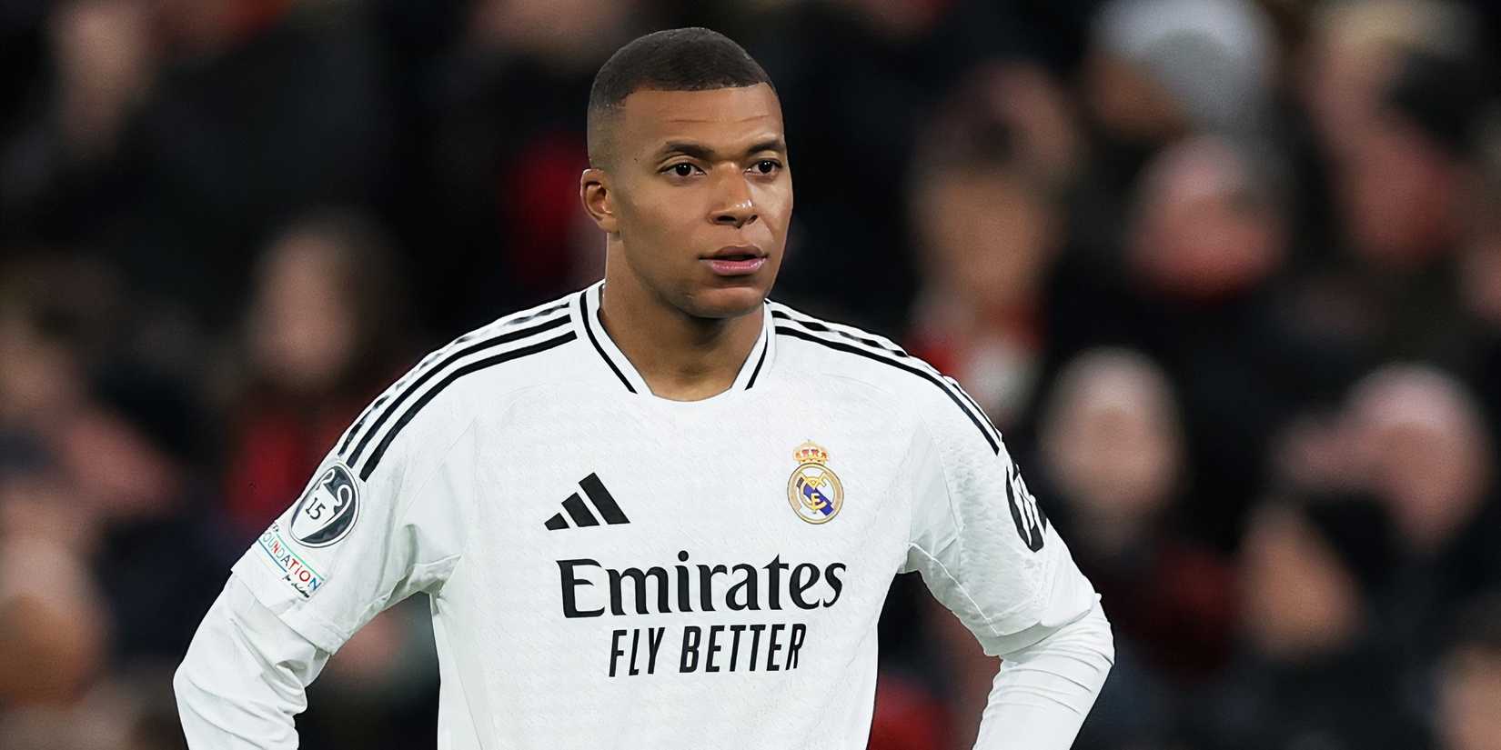 Real Madrid striker Kylian Mbappe