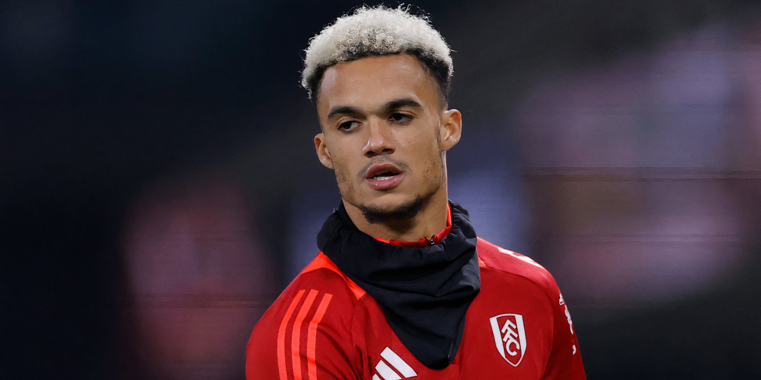 Fulham left-back Antonee Robinson during a pre-match warm-up