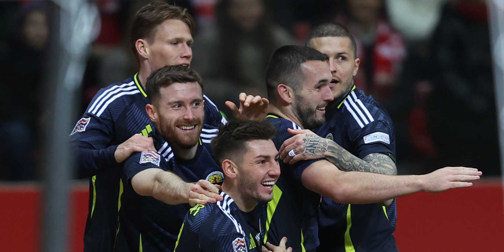 Scotland's John McGinn celebrates