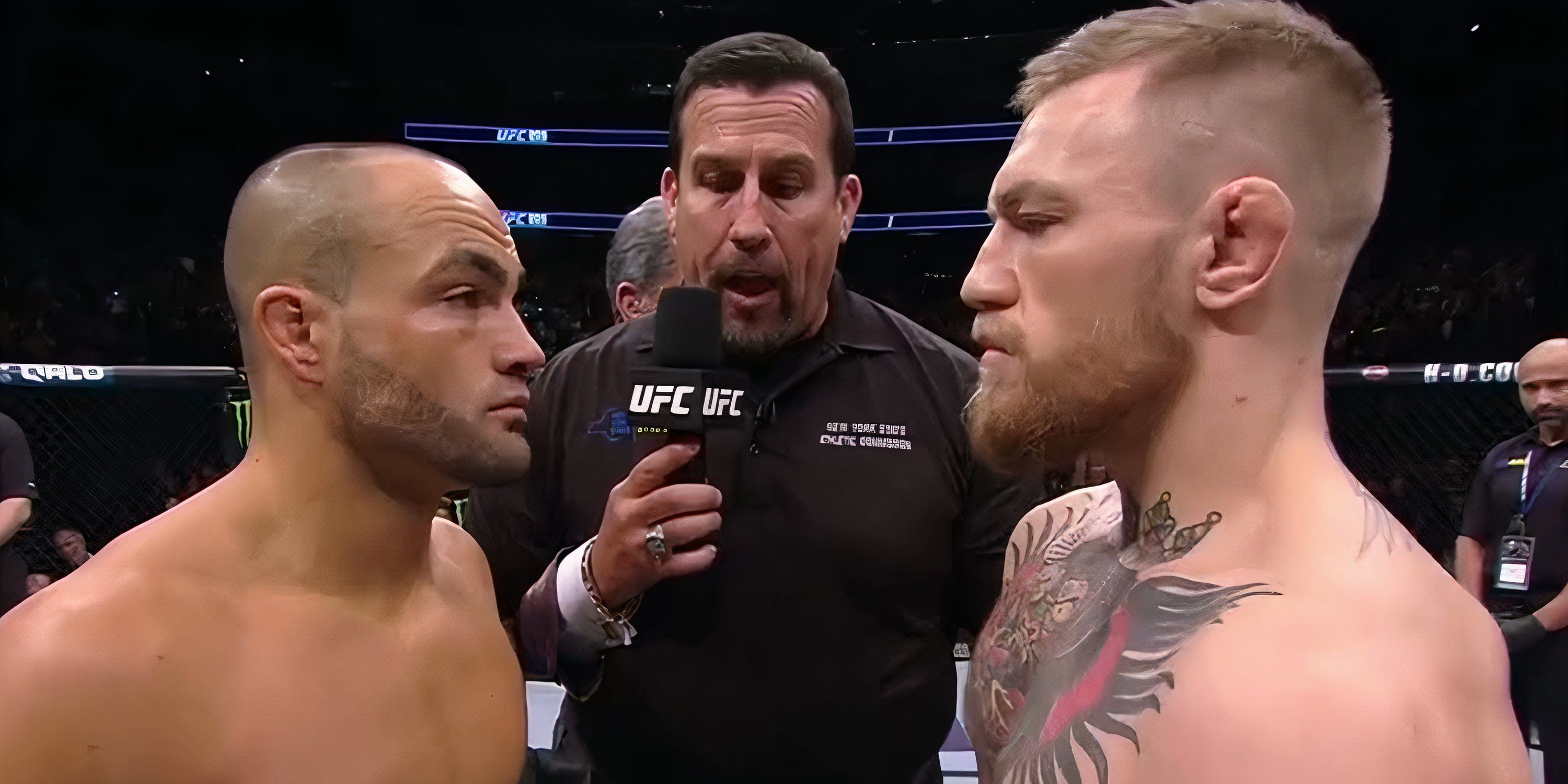 Conor McGregor squares off with Eddie Alvarez at UFC 205