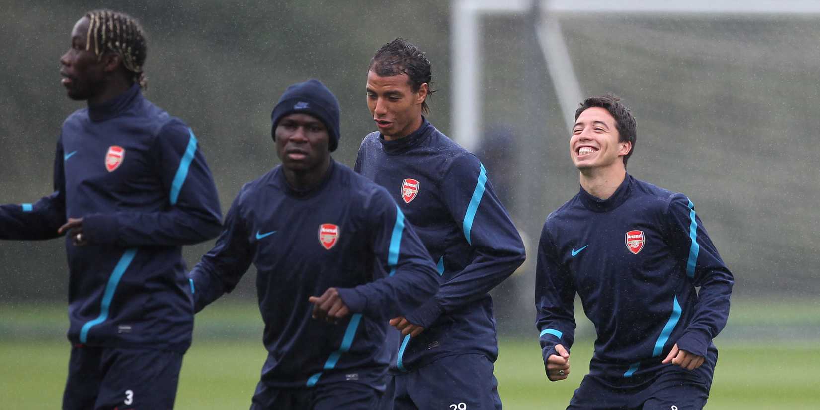 Arsenal players training 2011