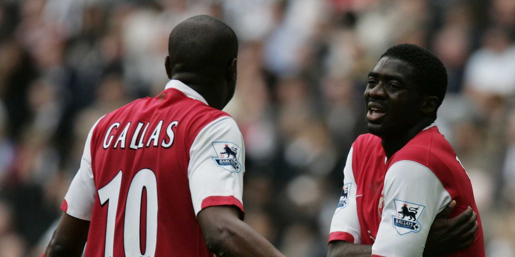 Kolo Toure and William Gallas