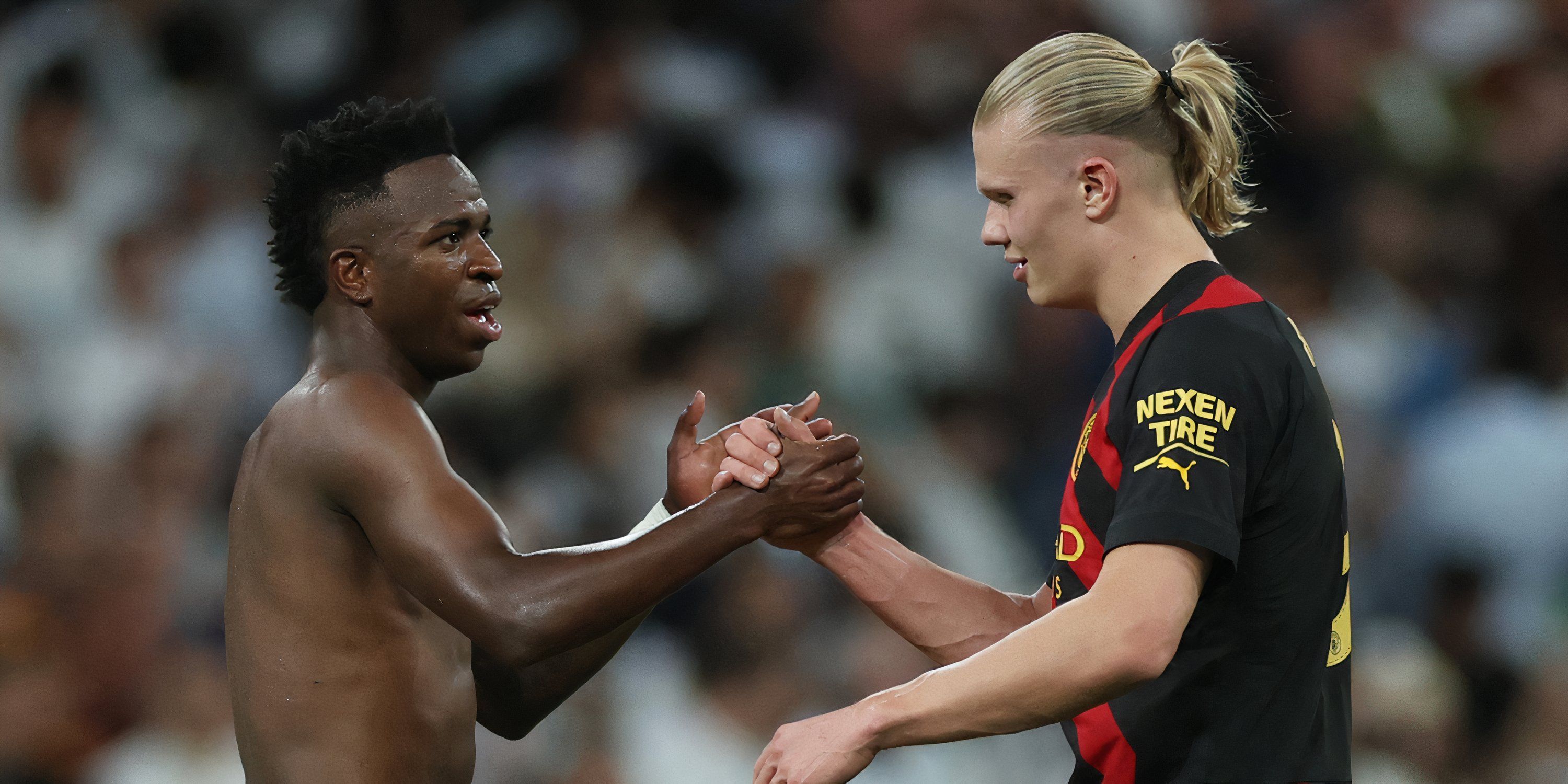 Vinicius Junior and Erling Haaland