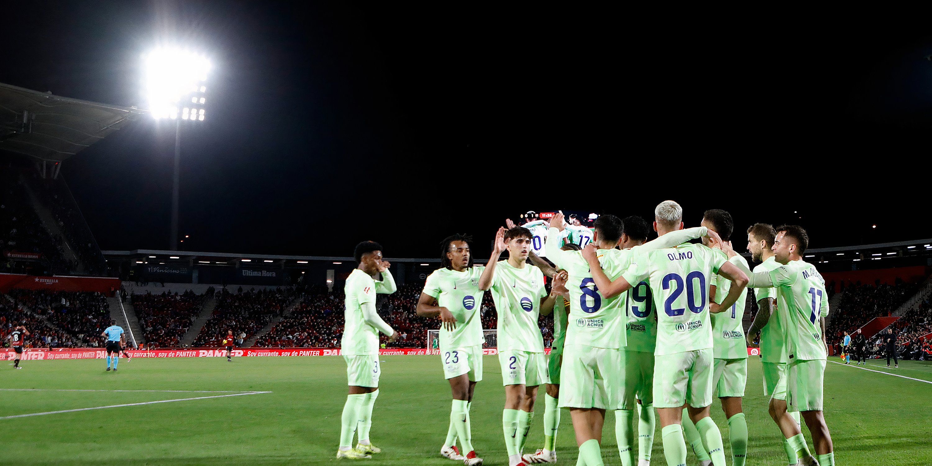 Barcelona players vs Mallorca