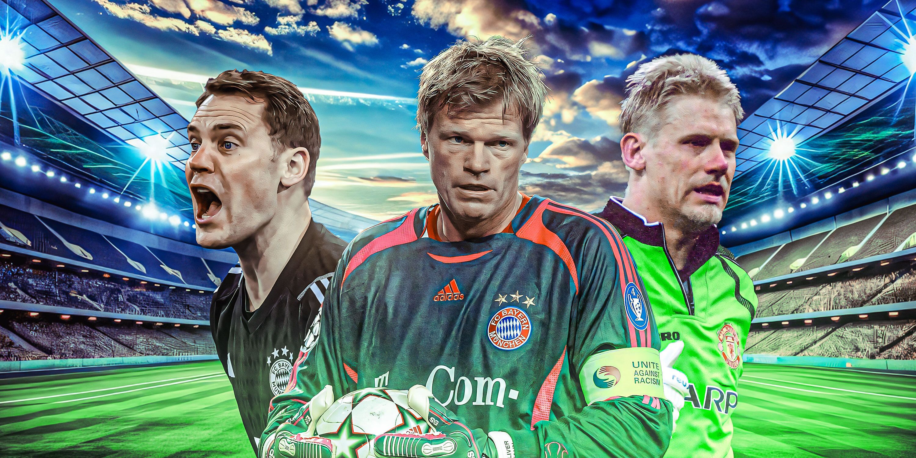 Peter Schmeichel, Oliver Kahn, Manuel Neuer