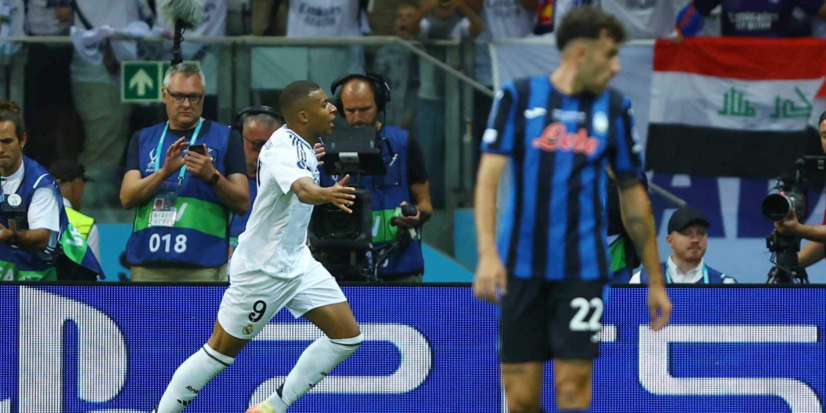 Kylian Mbappe Real Madrid Atalanta Super Cup 2024