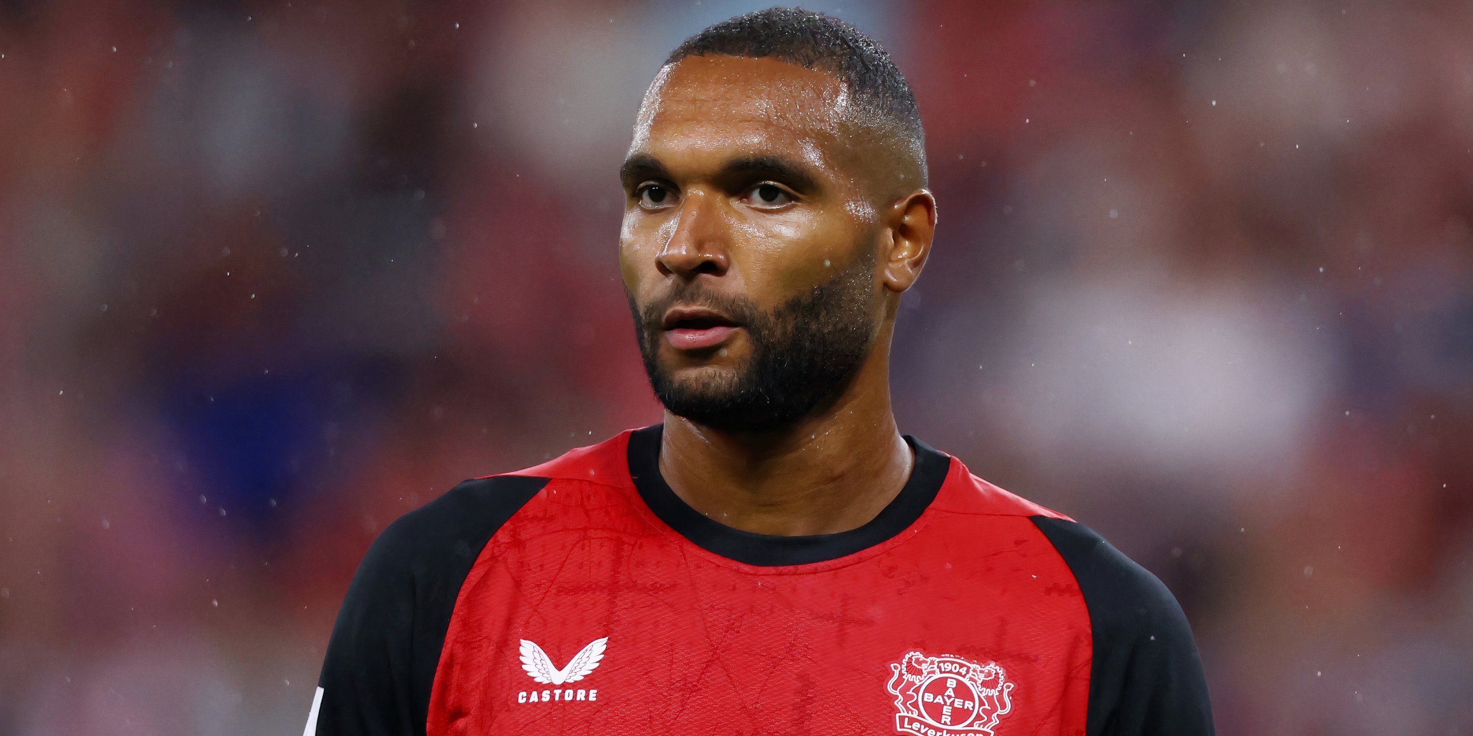 Bayer Leverkusen defender Jonathan Tah in action