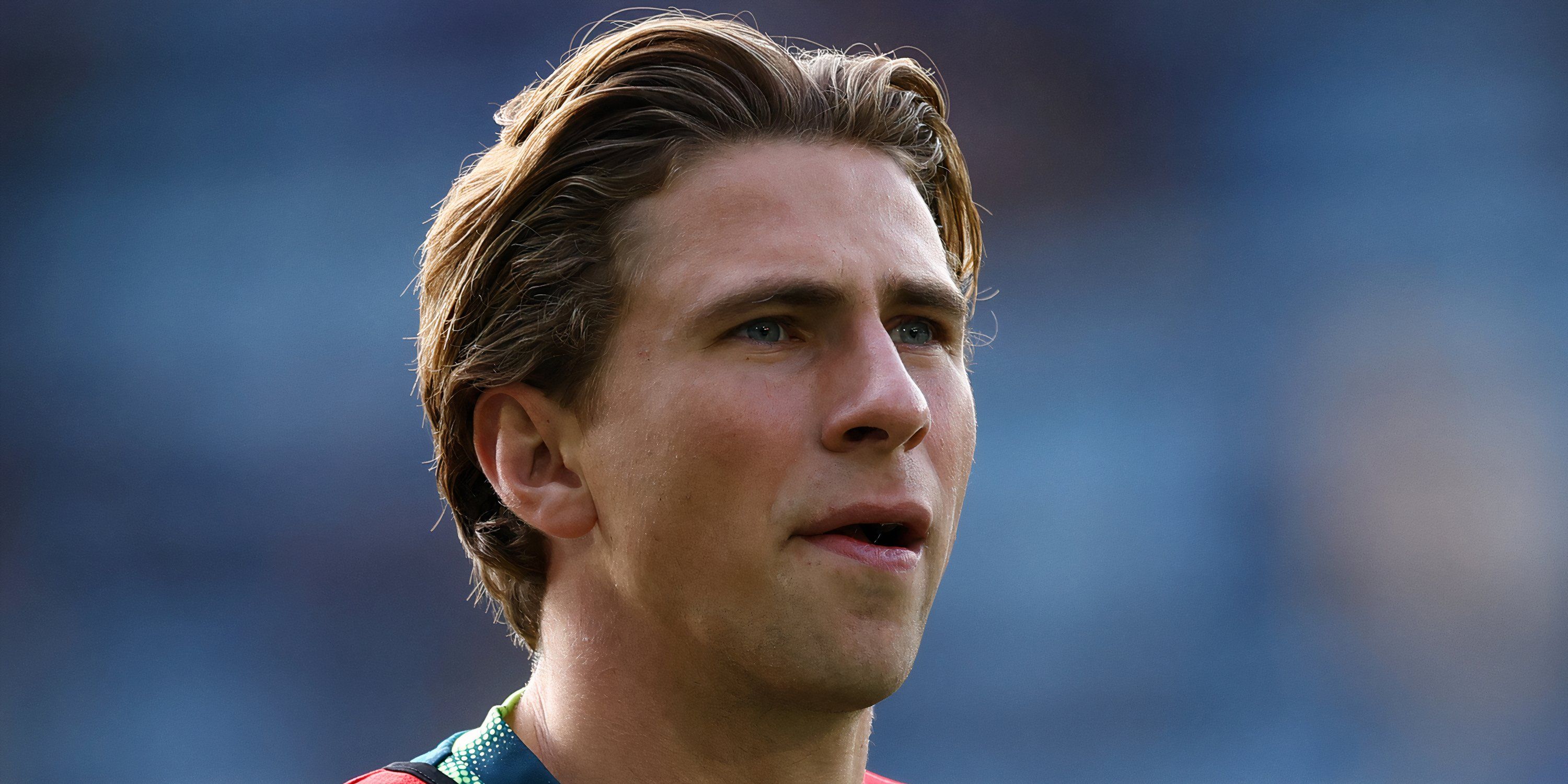Illia Zabarnyi during a pre-match warm-up at Bournemouth