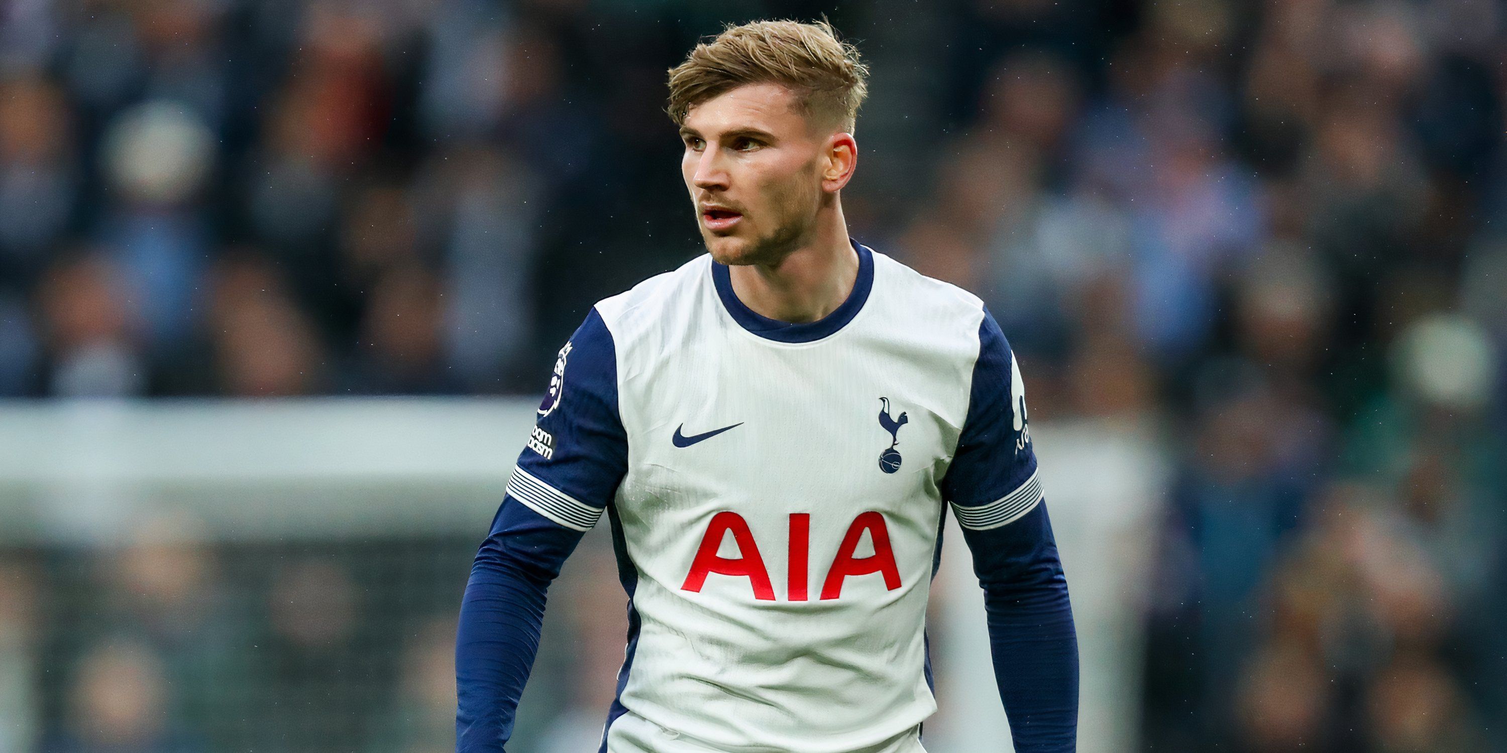 Timo Werner in action for Tottenham Hotspur