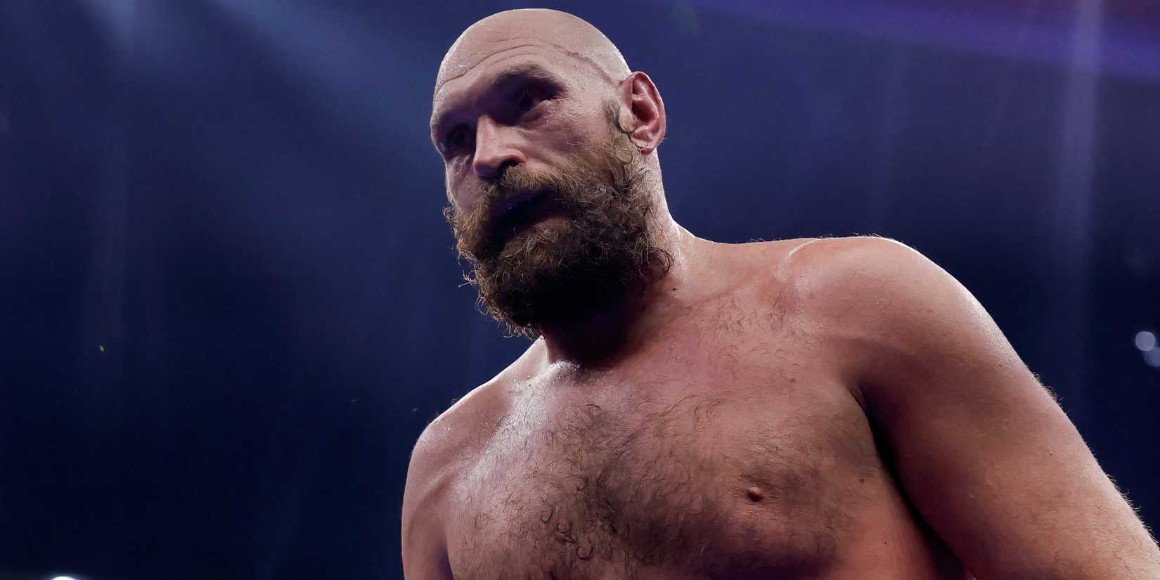 Tyson Fury after losing