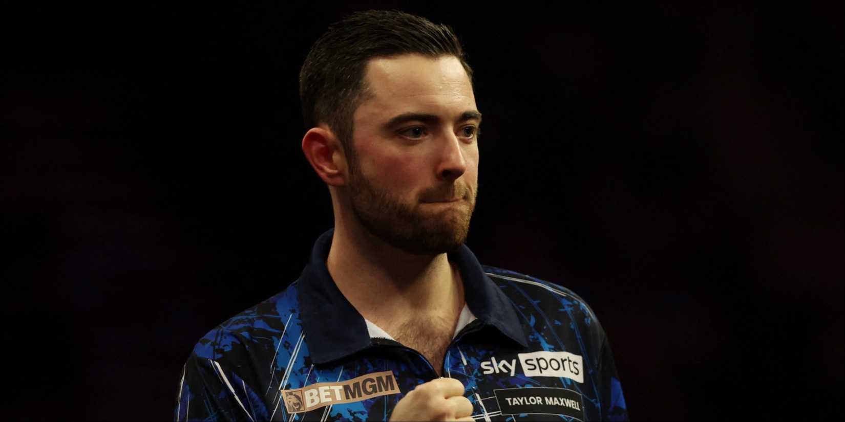 Luke Humphries looking downbeat