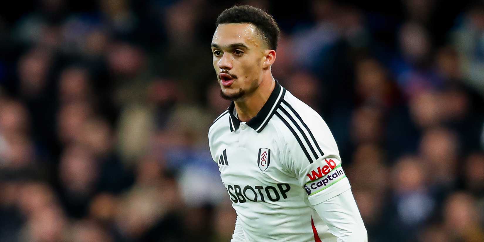Antonee Robinson in action for Fulham