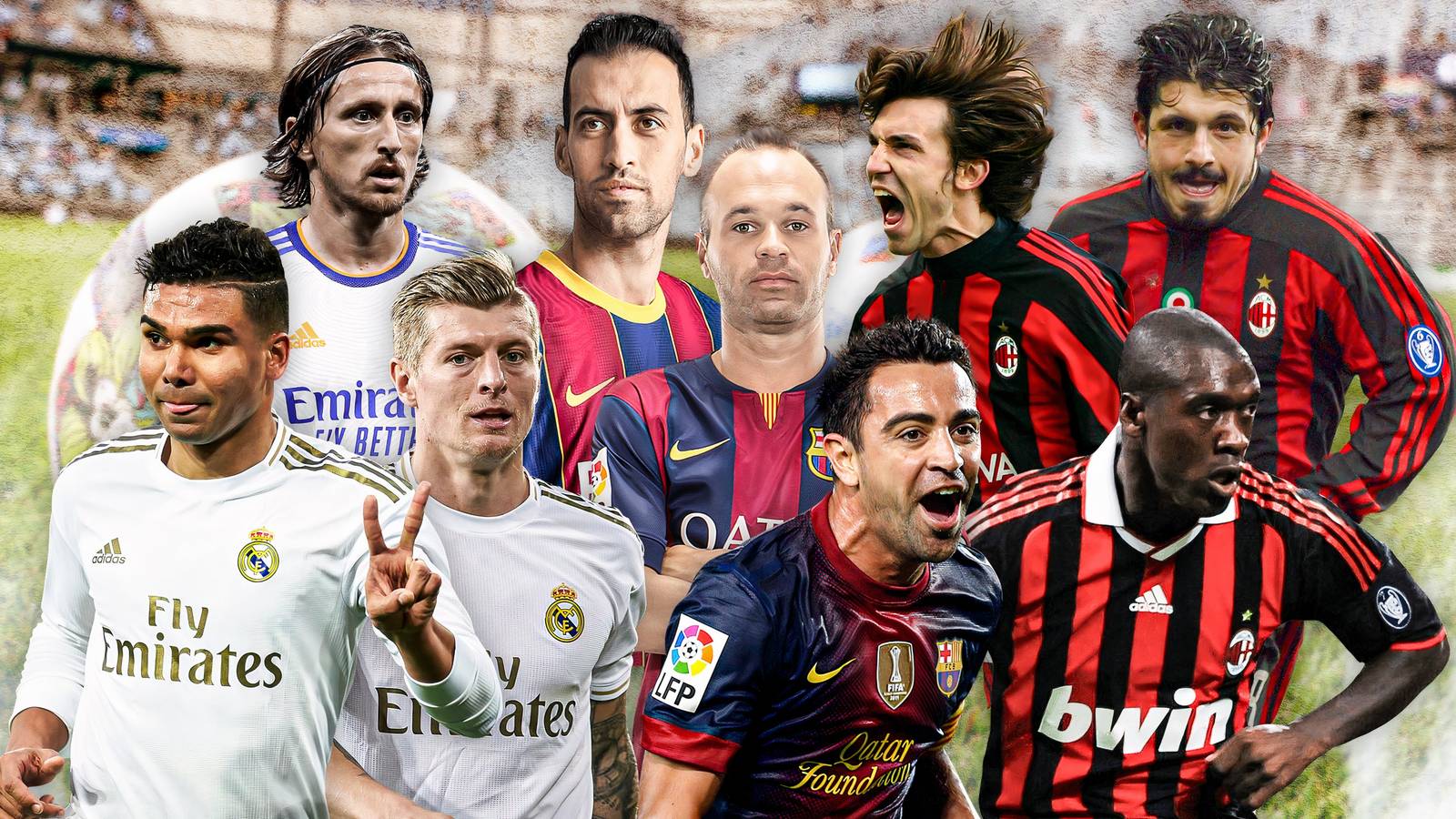 10 Greatest Midfields in Football History [Ranked]