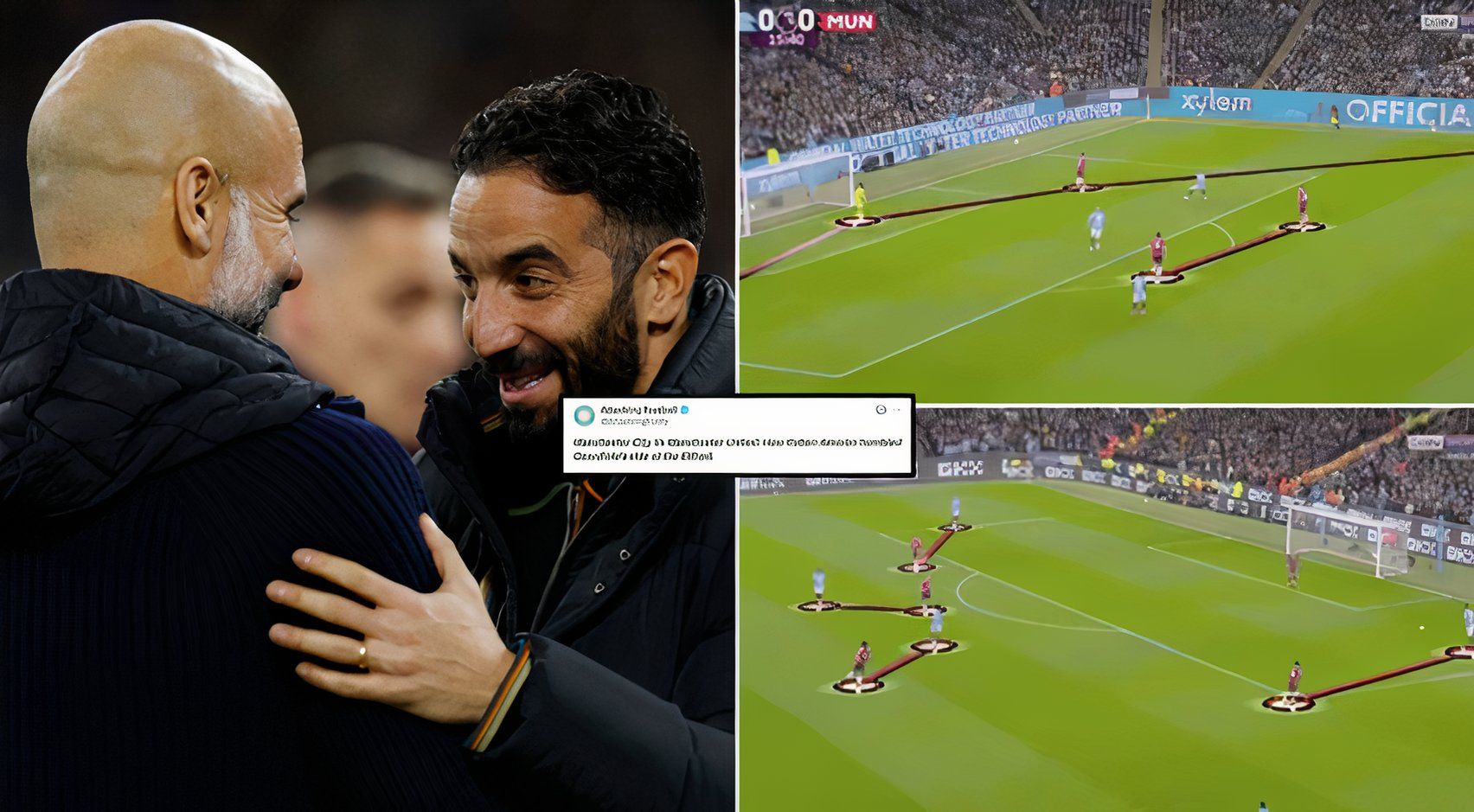Thread Shows How Ruben Amorim 'Humbled Pep Guardiola's Side' in Man