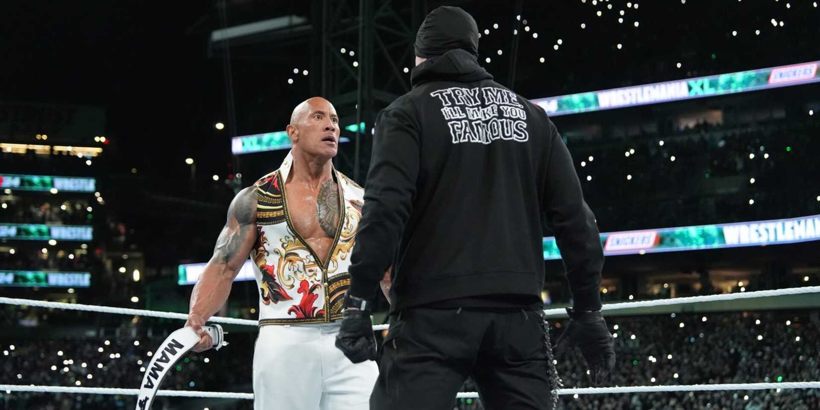 The Rock and The Undertaker at WrestleMania XL