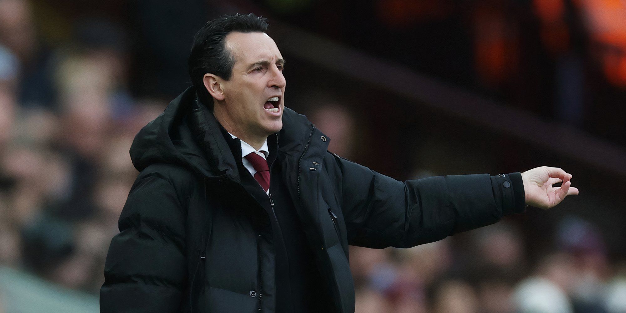 Aston Villa head coach Unai Emery