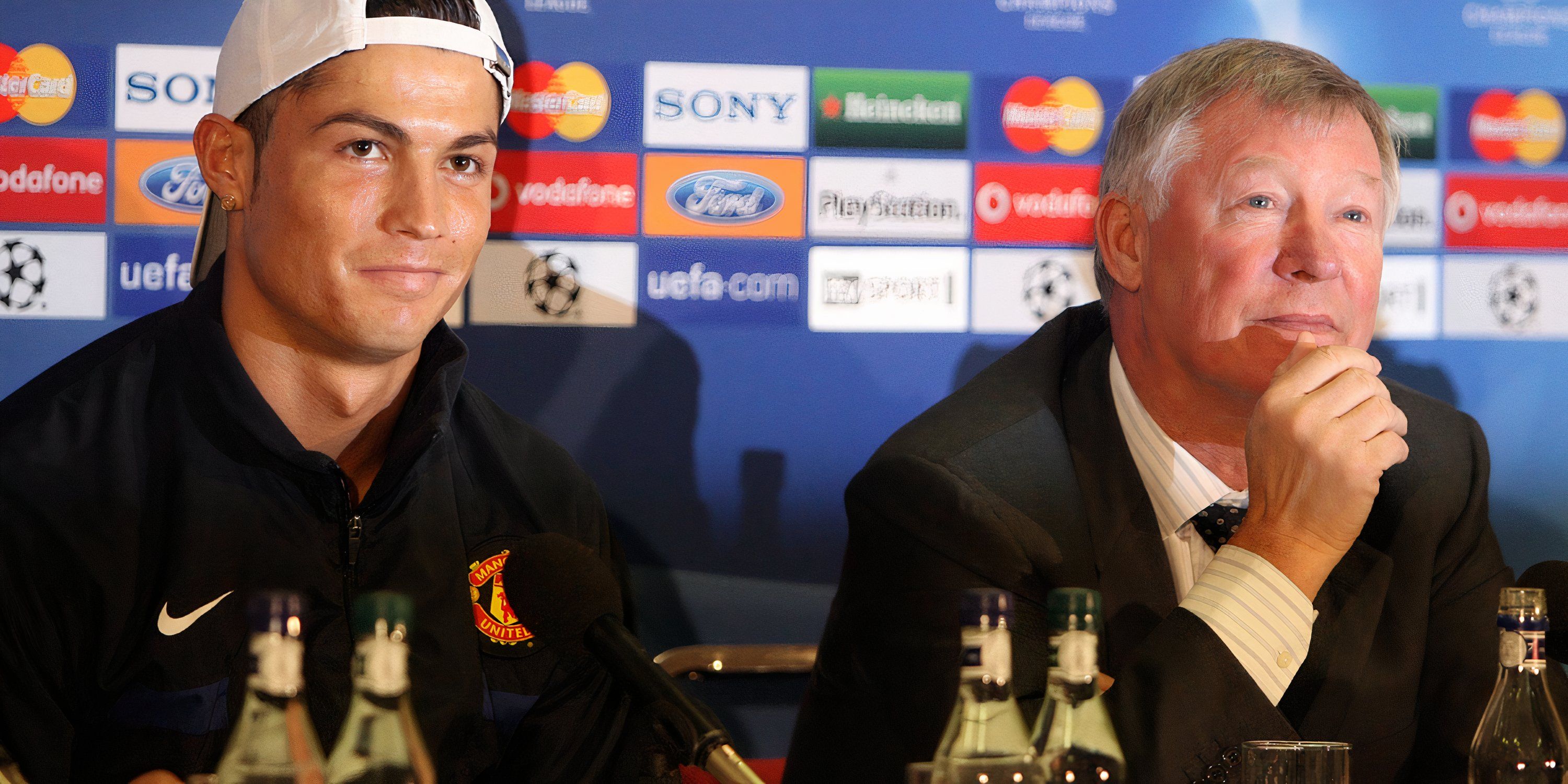 Cristiano Ronaldo and Sir Alex Ferguson