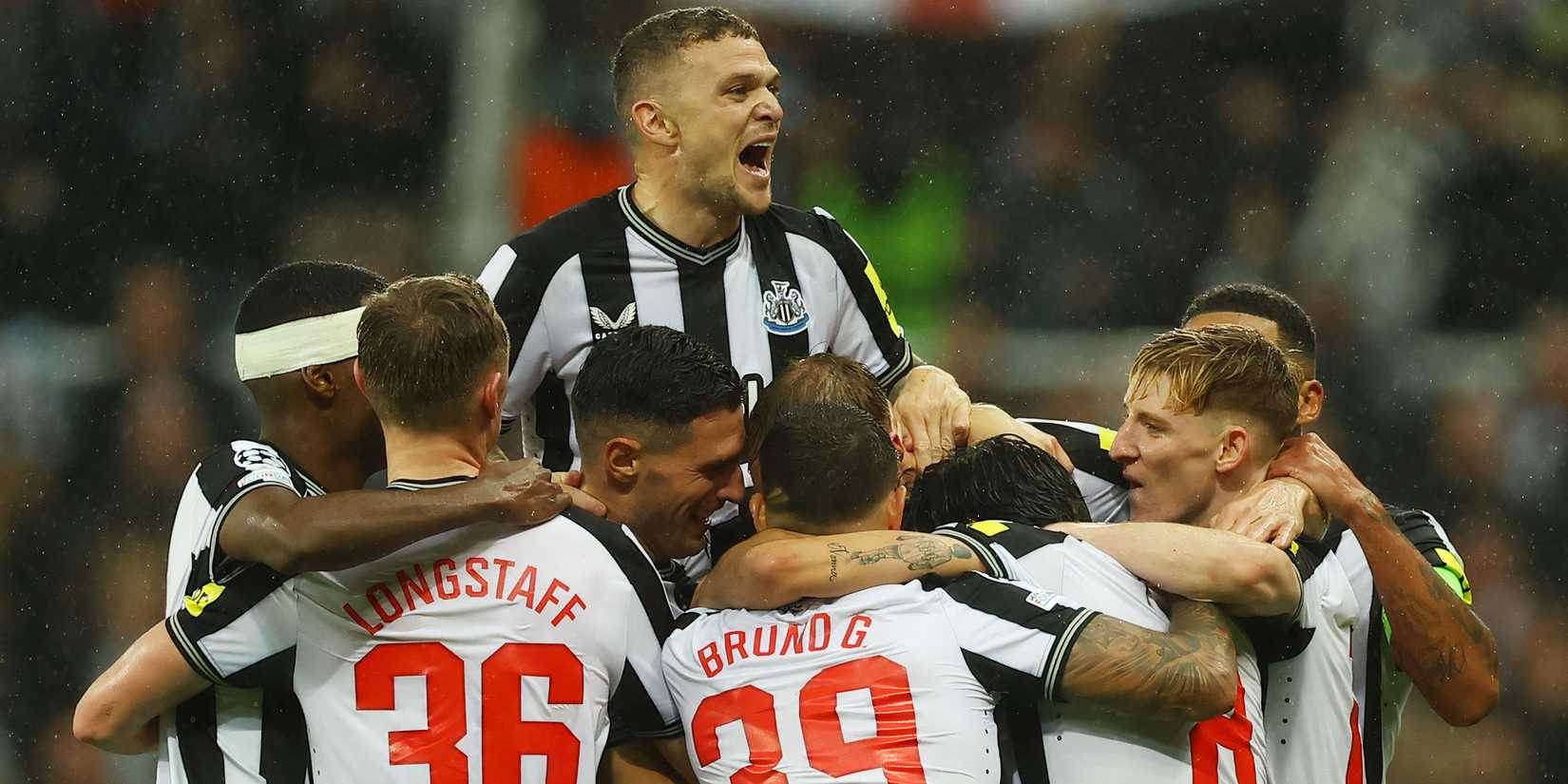 Newcastle beat PSG in the Champions League