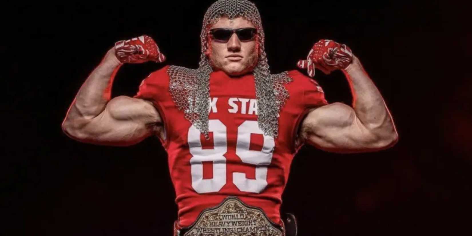 Brock Rechsteiner posing