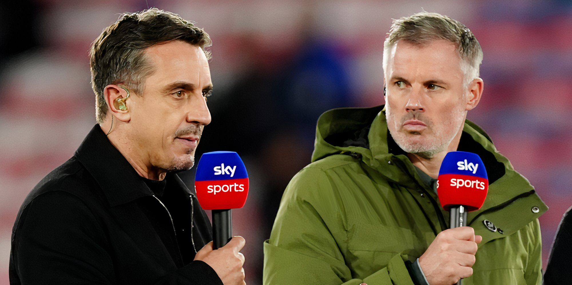 Jamie Carragher and Gary Neville's Reaction to Every Goal in Liverpool ...