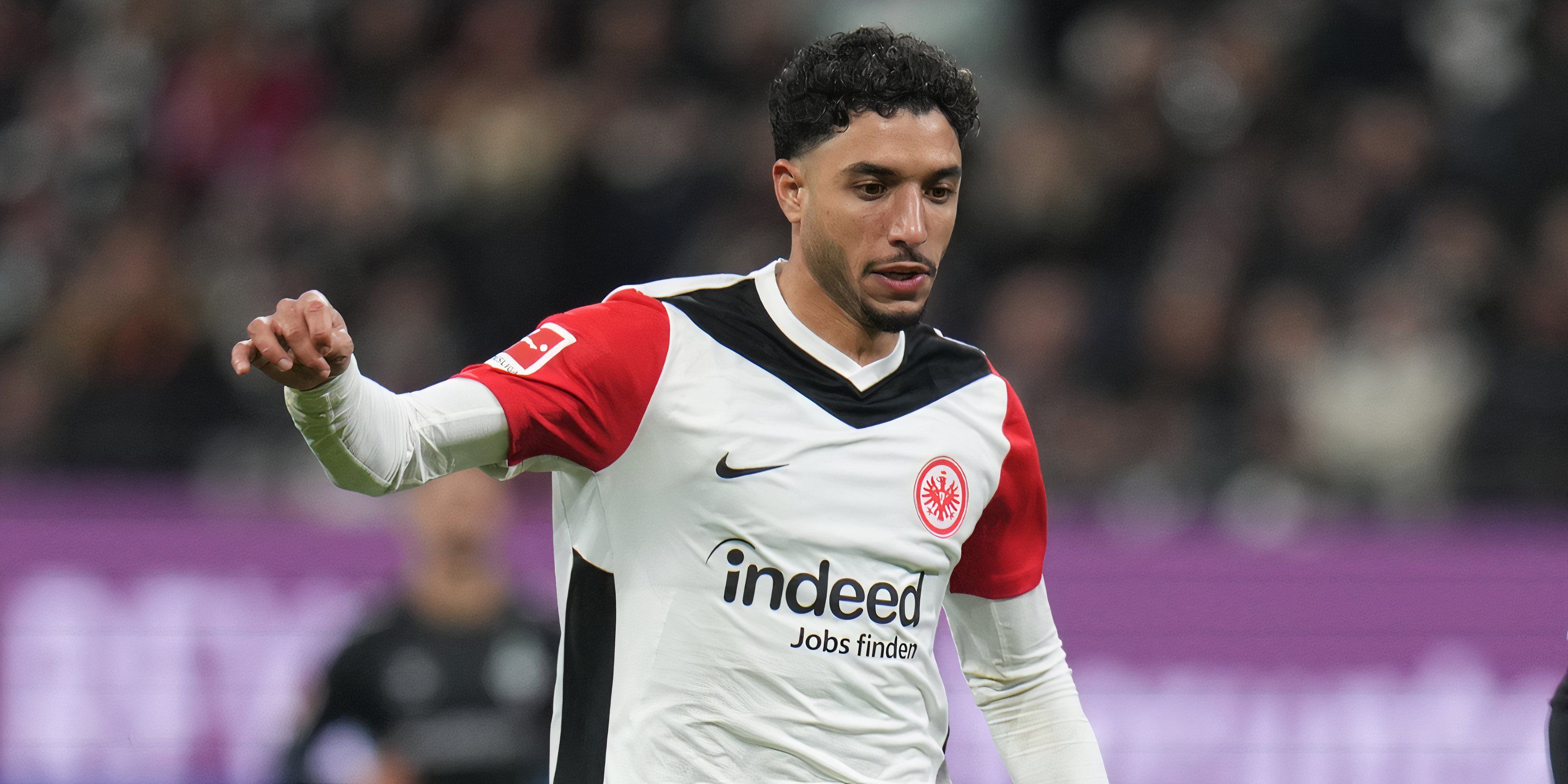 Omar Marmoush in action for Eintracht Frankfurt