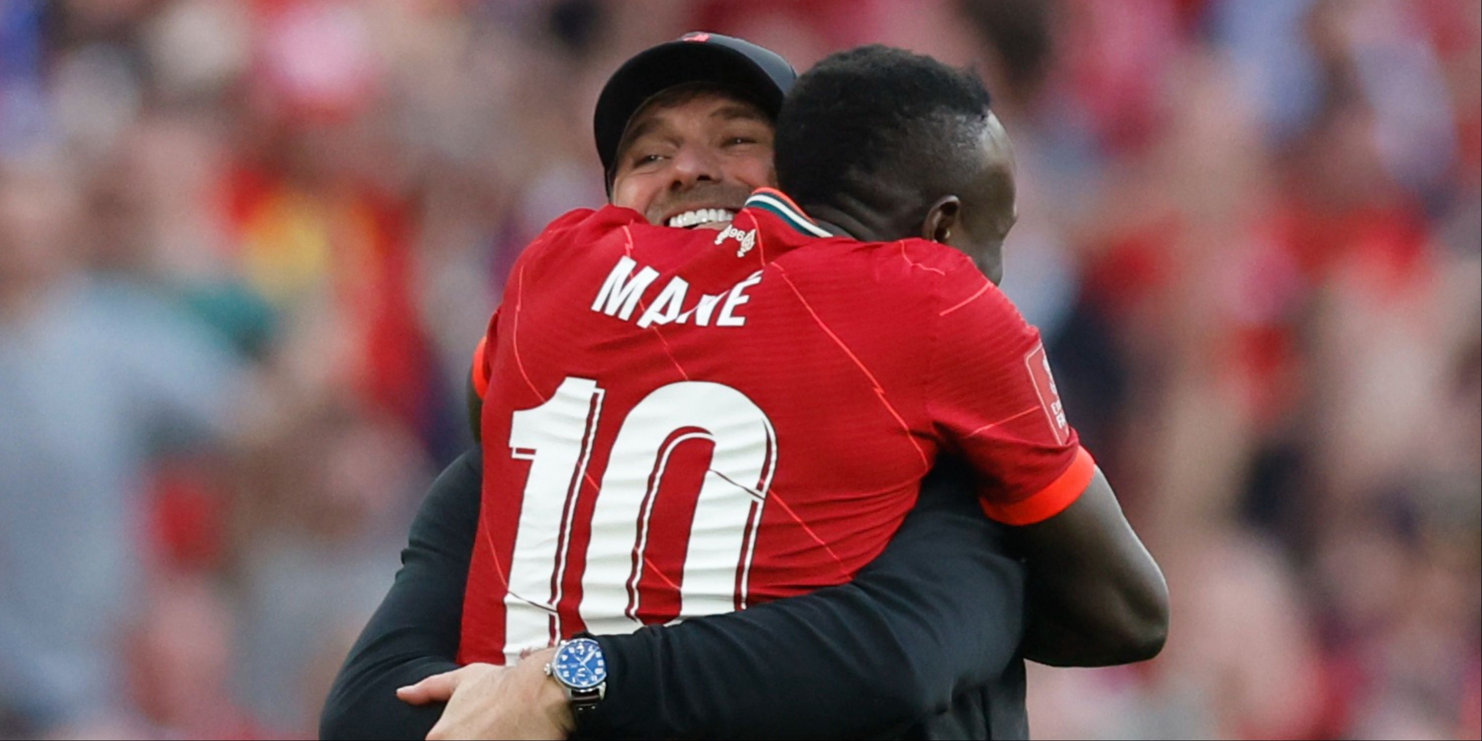 Jurgen Klopp and Sadio Mane