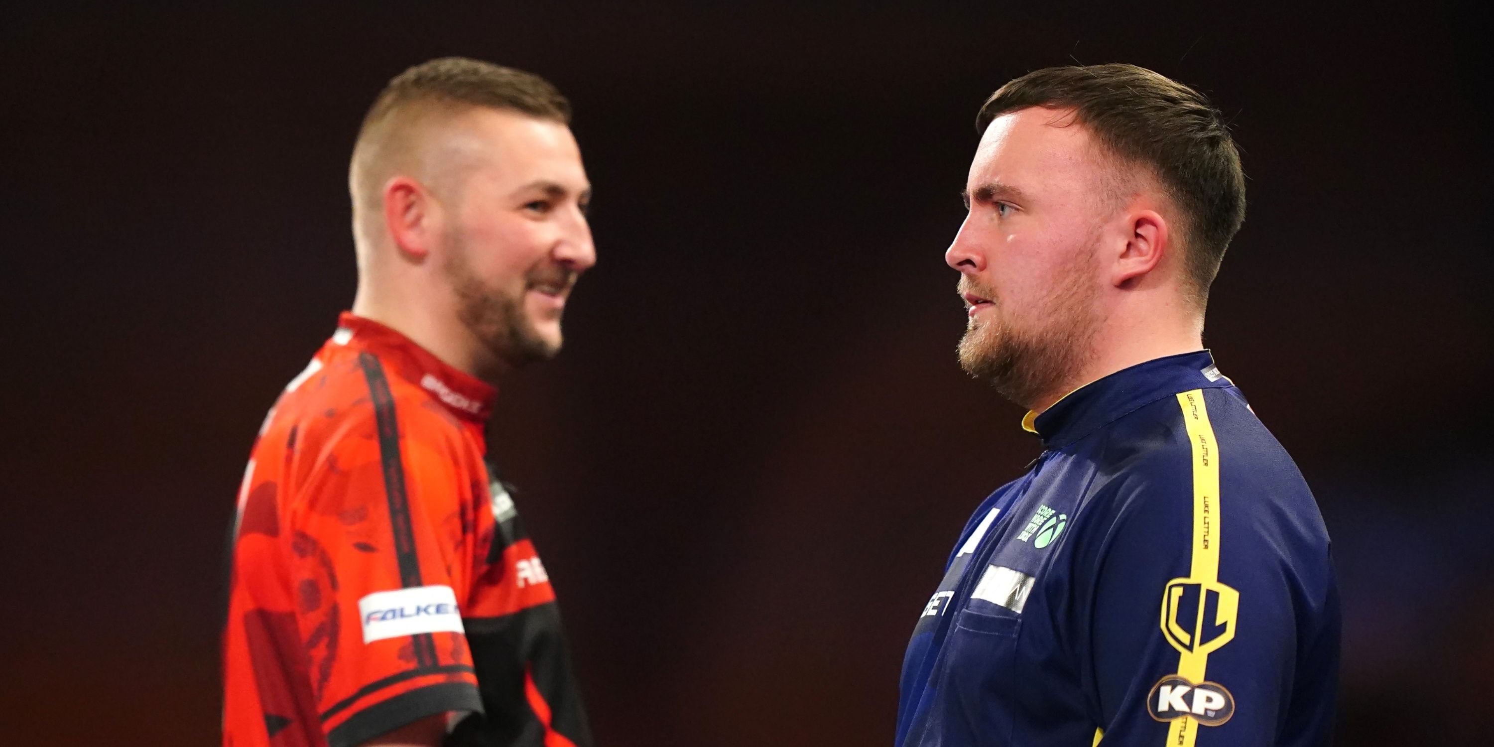 Nathan Aspinall and Luke Littler