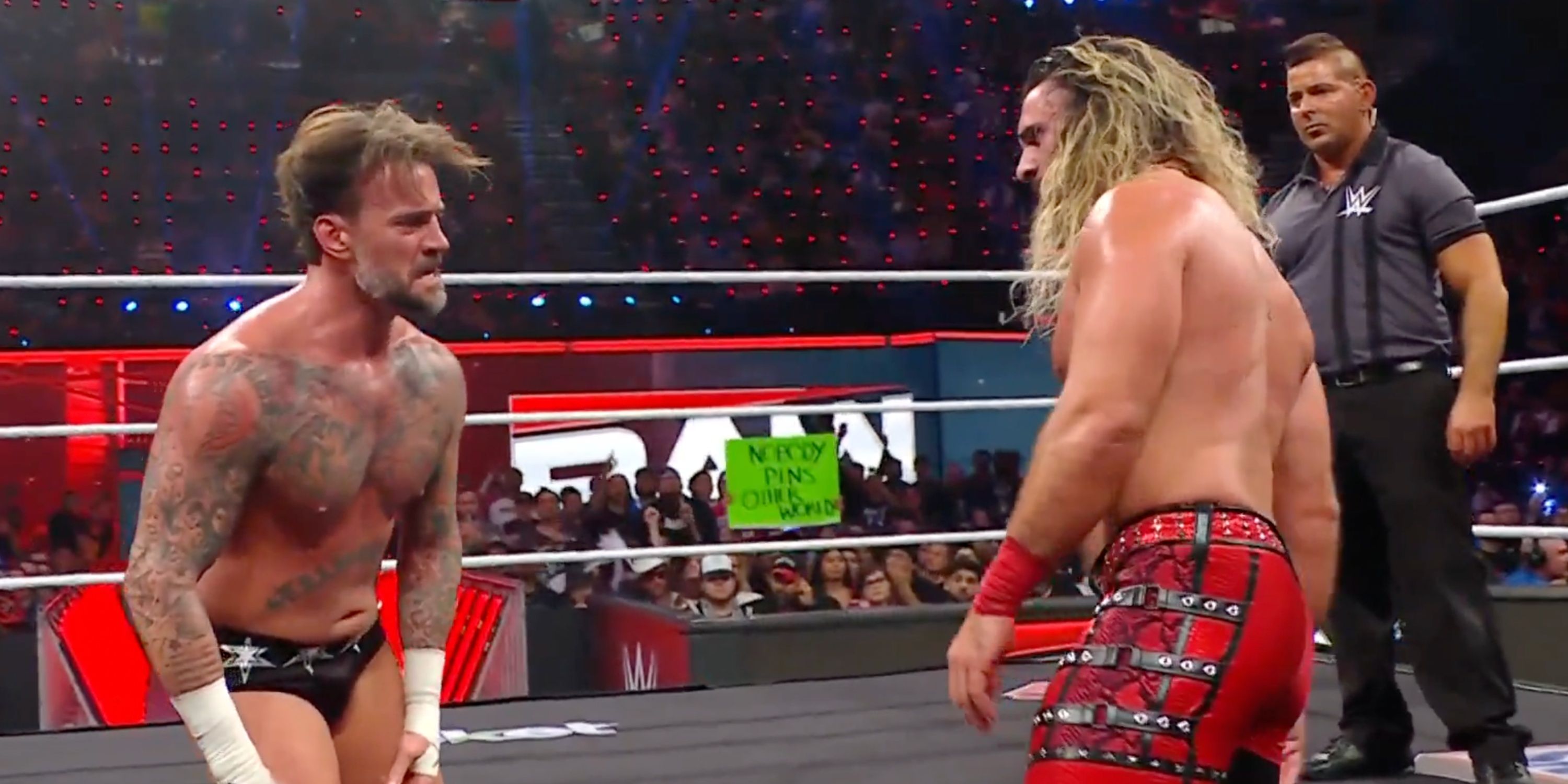 CM Punk and Seth Rollins