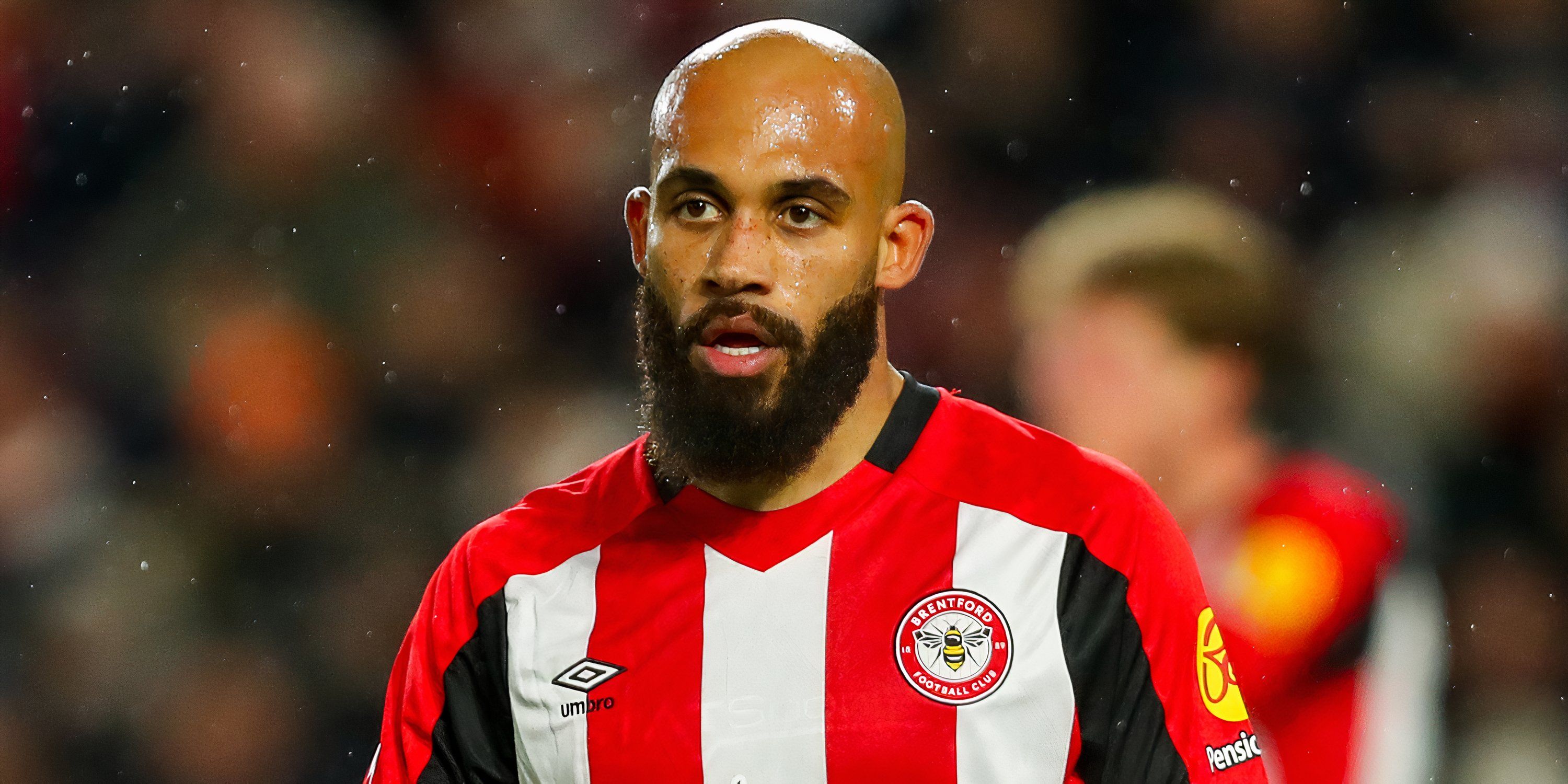 Bryan Mbeumo in action for Brentford