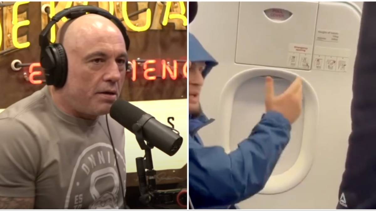 Joe Rogan Reacting Joe Rogan's Passionate Reaction to Khabib Being Removed From Flight