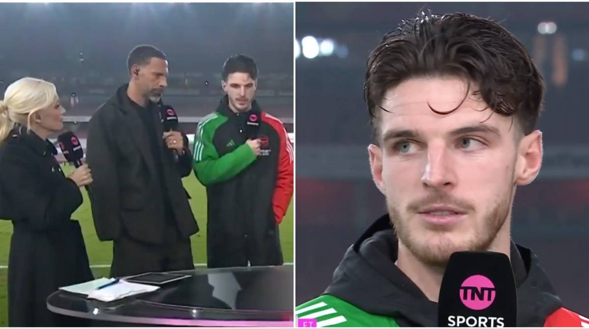 Declan Rice Slams Online Arsenal Fans for Treatment of Teammate After ...