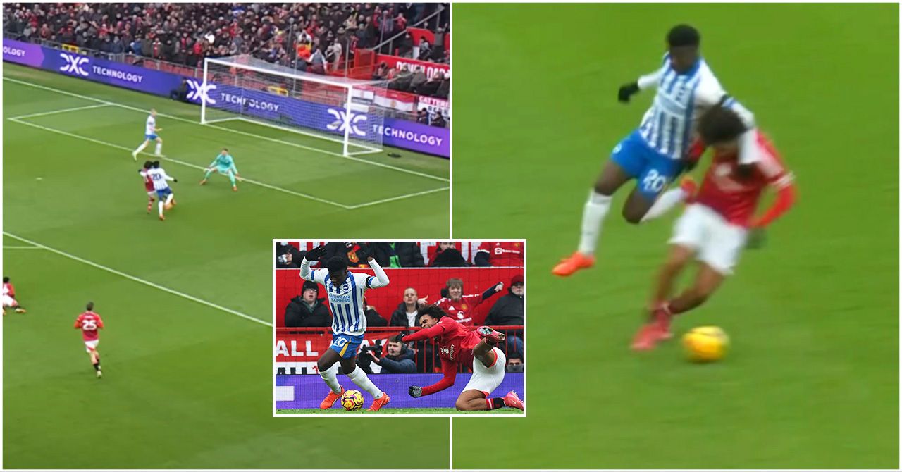 Why Carlos Baleba Wasn’t Sent Off For Foul on Joshua Zirkzee in Man Utd