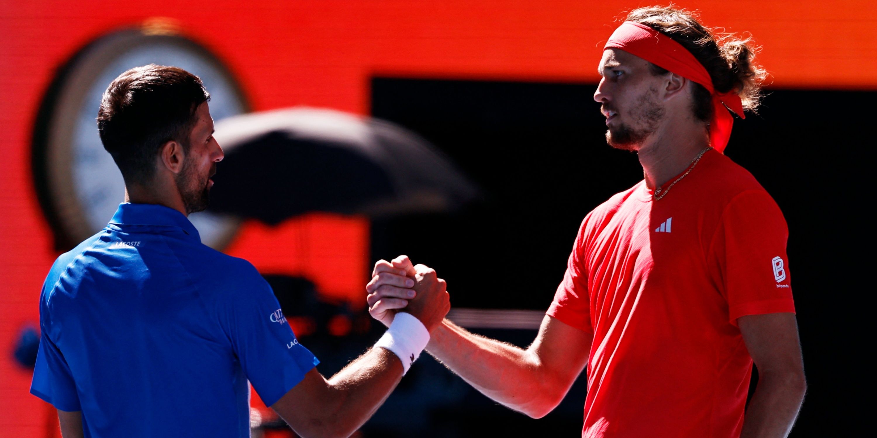 Novak Djokovic and Alex Zverev