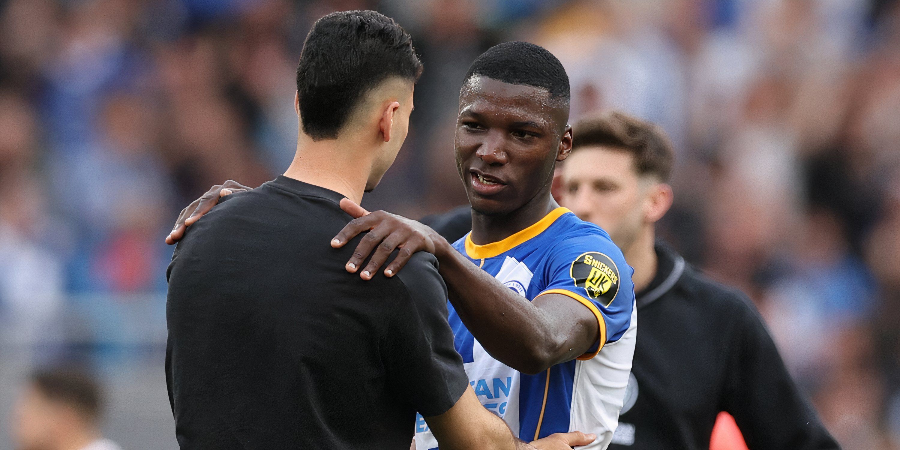 Moises Caicedo in action for Brighton