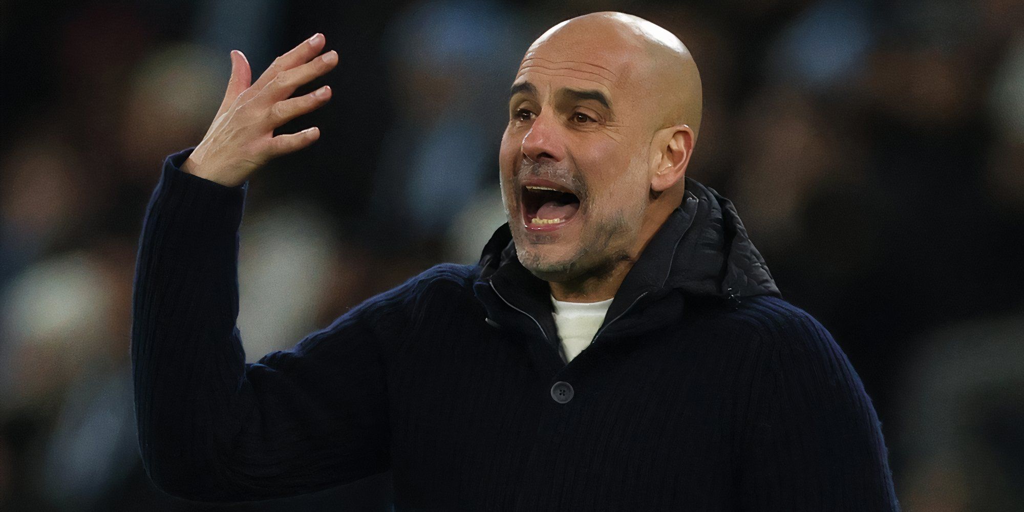 Manchester City head coach Pep Guardiola