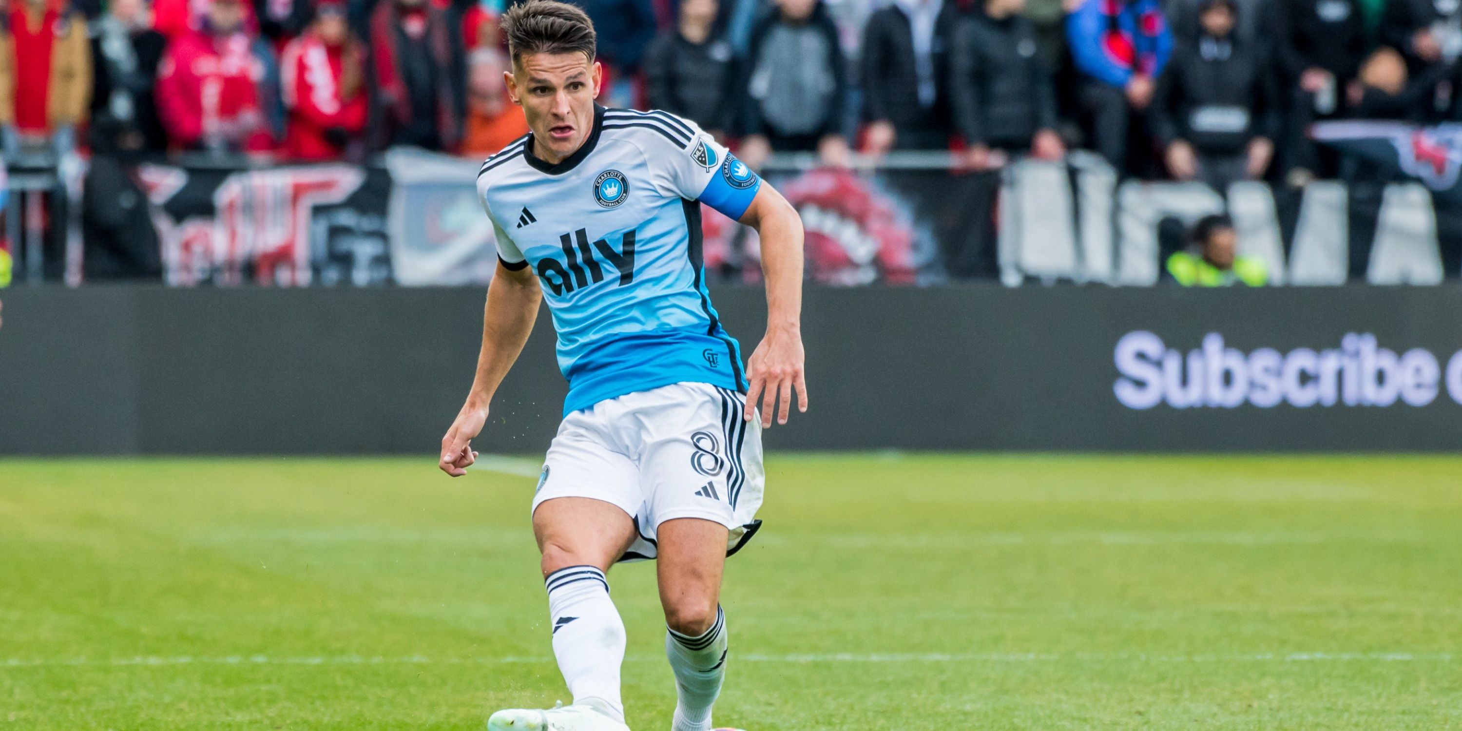Ashley Westwood playing for Charlotte FC-1