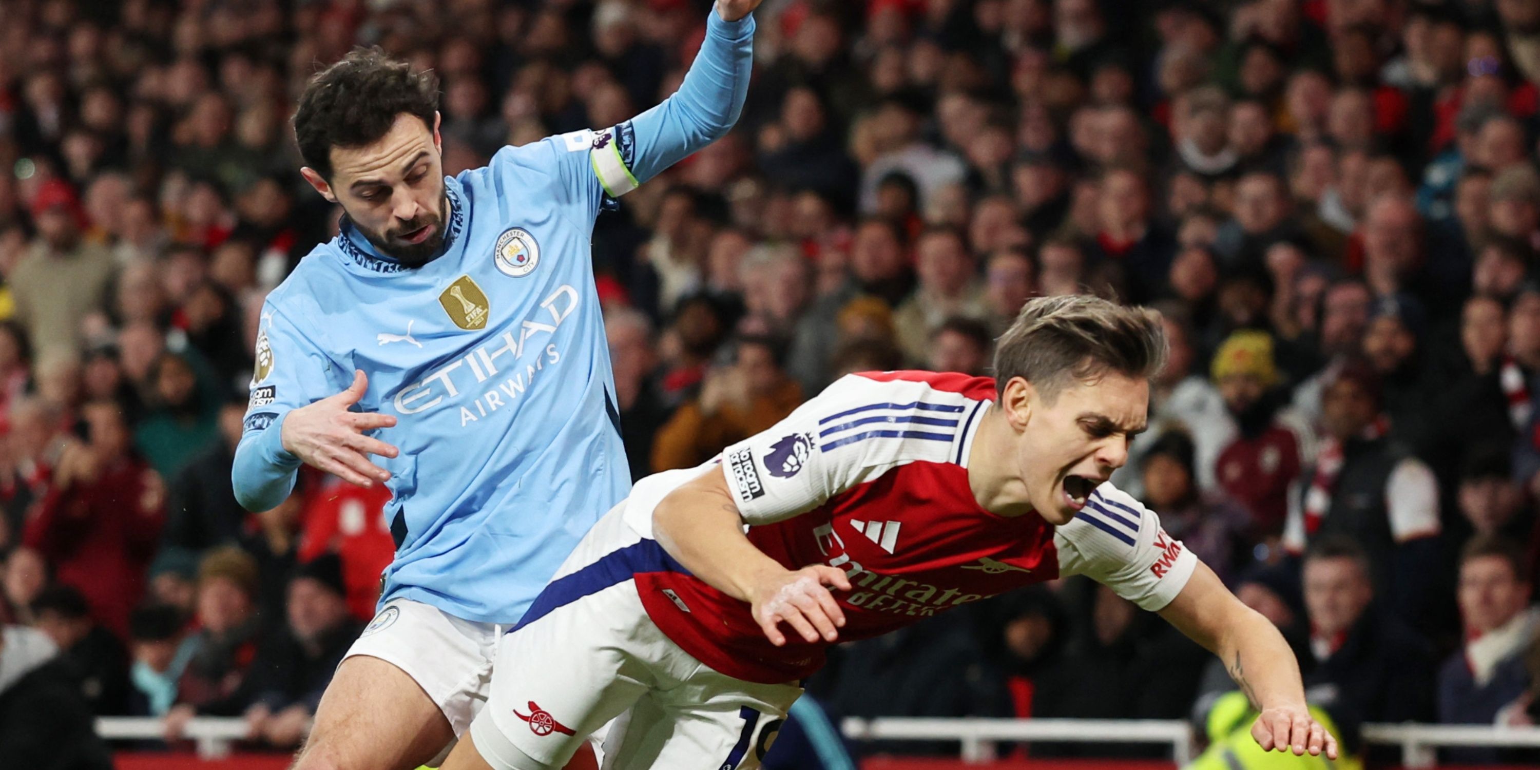 Bernardo Silva and Leandro Trossard