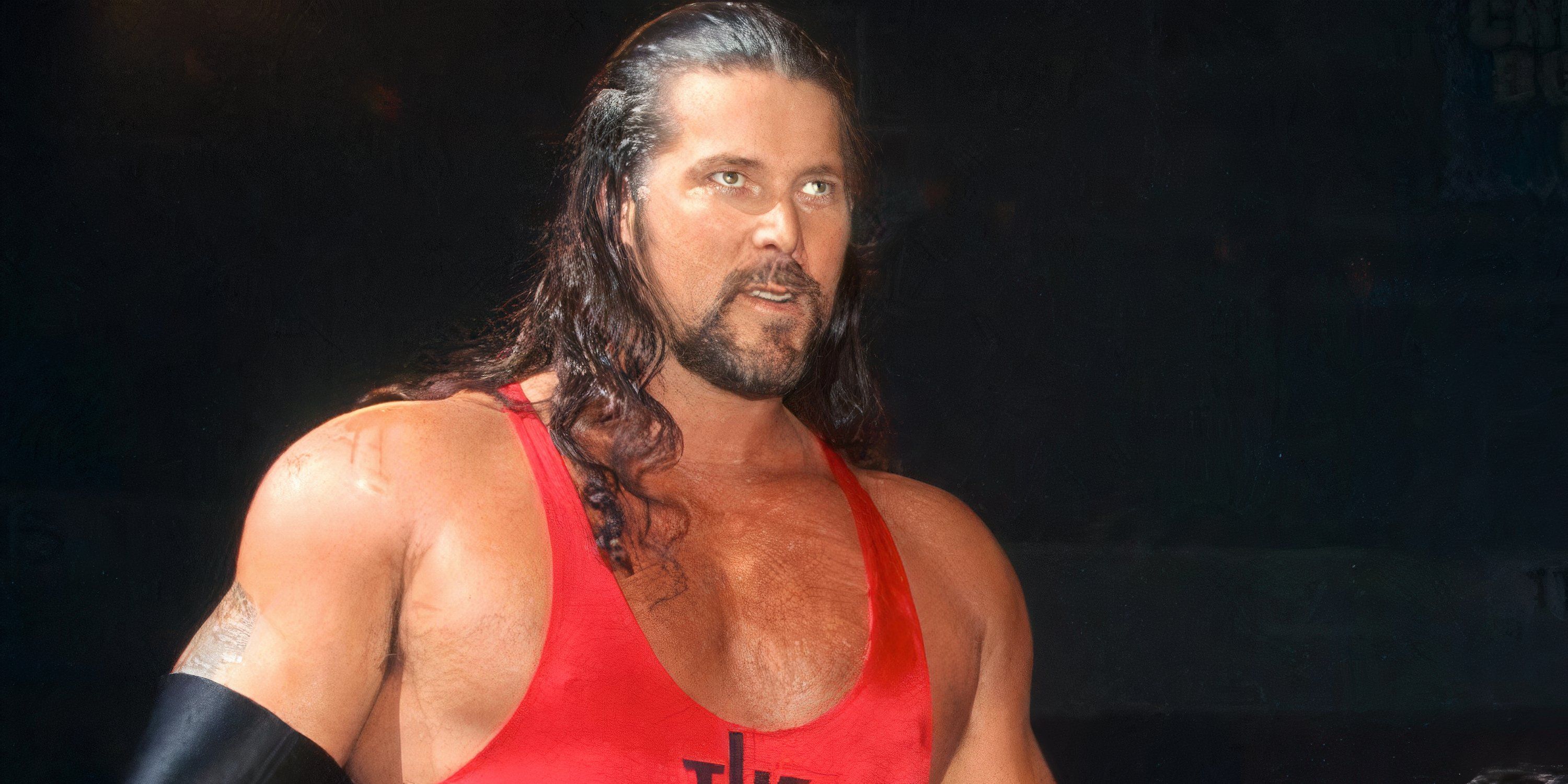 Kevin Nash poses before a WWE match.