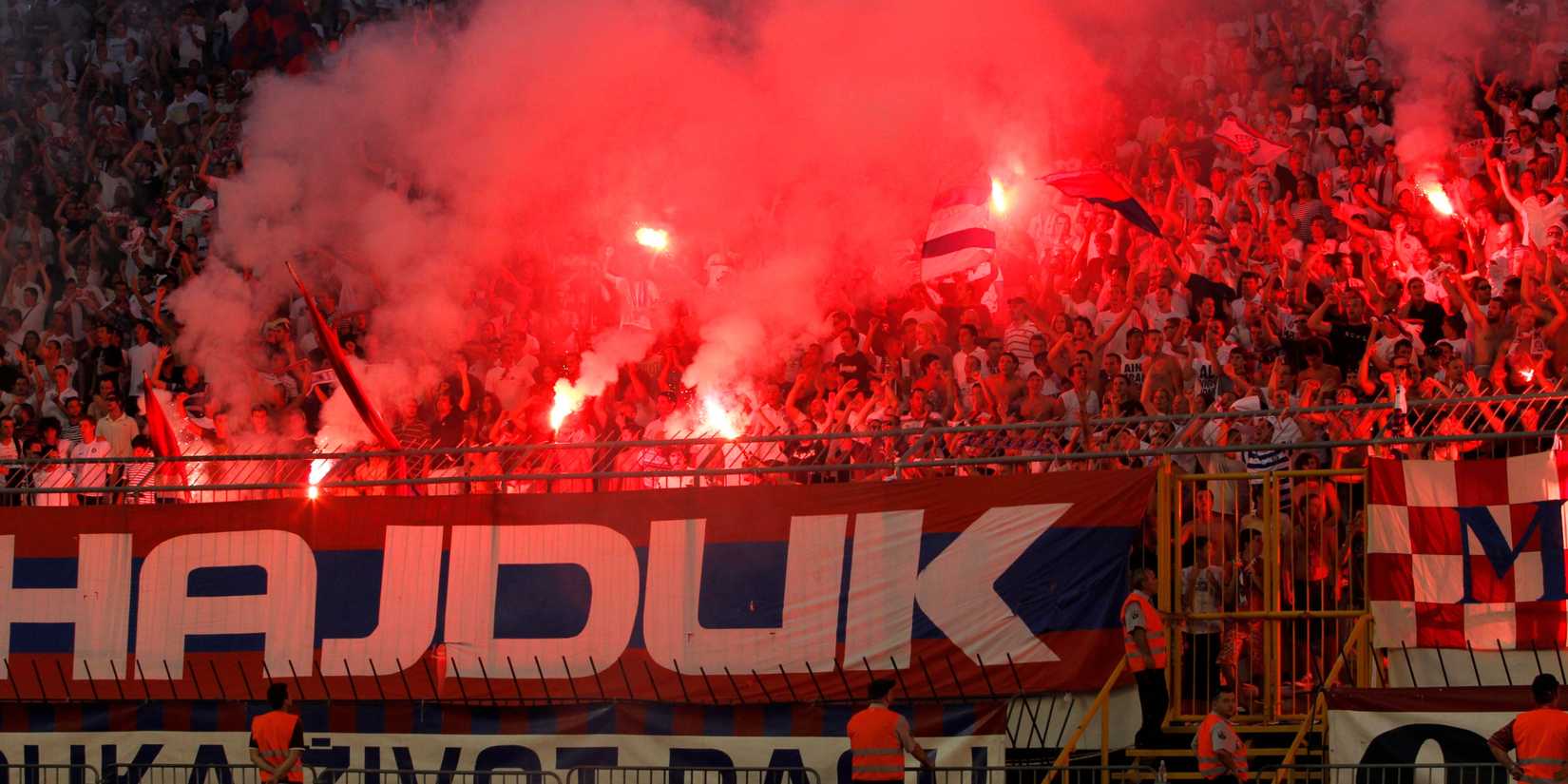 General view of the Hajduk Split fans