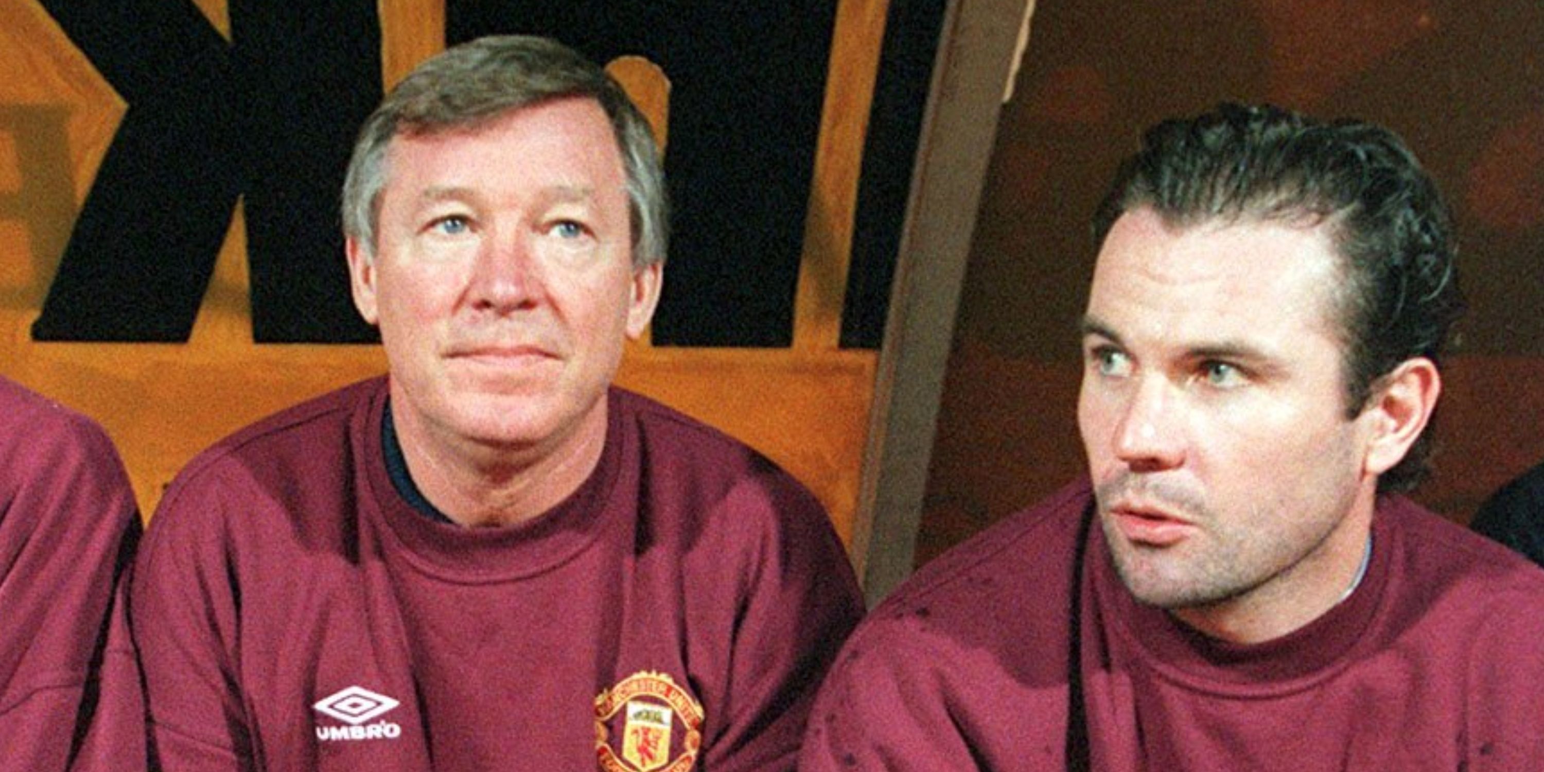 Sir Alex Ferguson and Brian McClair