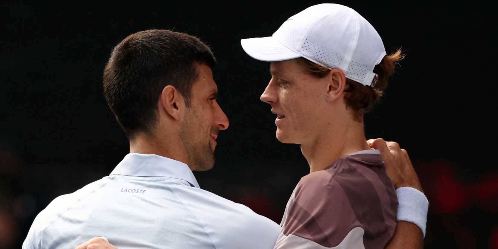 Jannik Sinner and Novak Djokovic