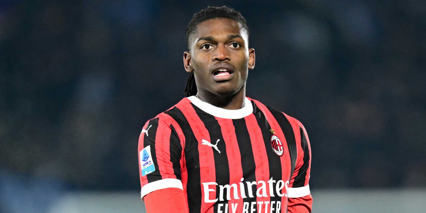 Rafael Leao in action for AC Milan