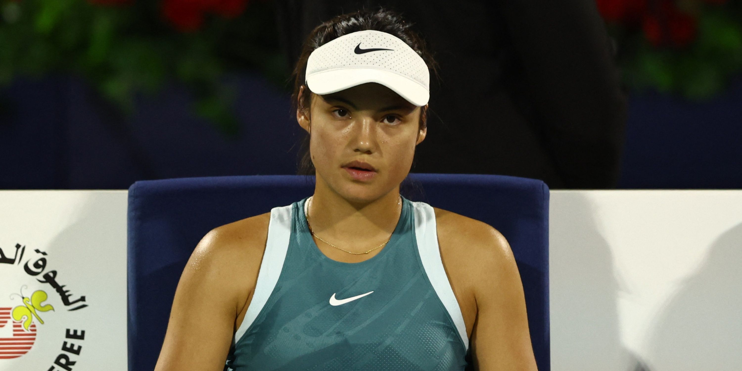 Footage of Moment Emma Raducanu Spotted 'Fixated' Fan at Dubai Open