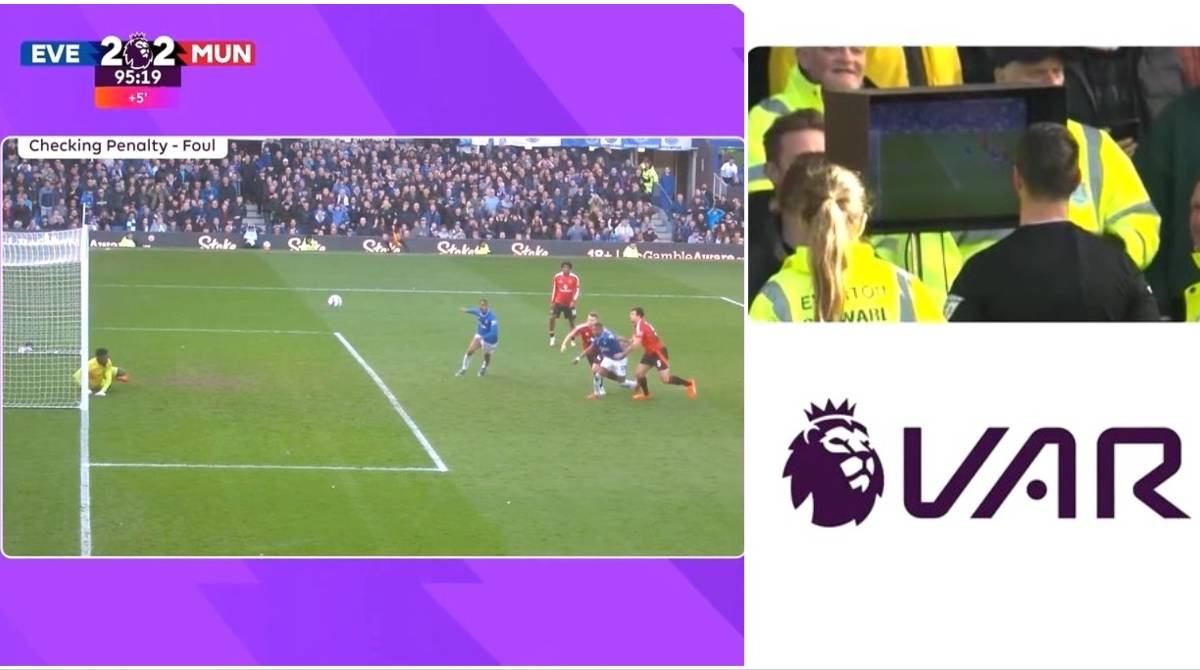 Premier League Release Statement as Everton Denied Late Penalty vs Man Utd
