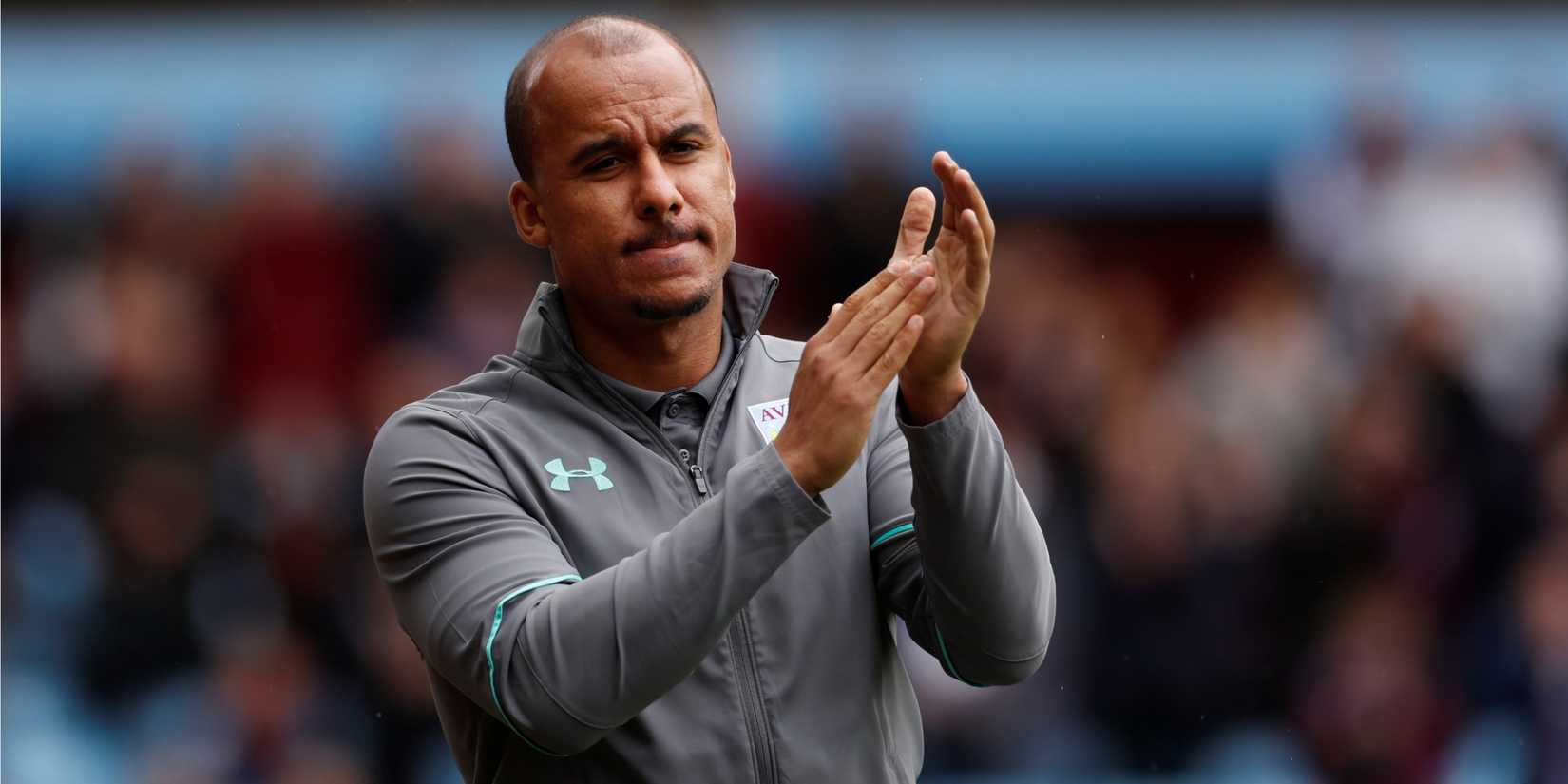  Aston Villa's Gabby Agbonlahor before the game 