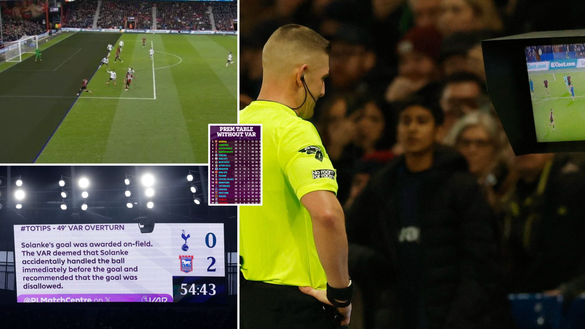 Premier League Table in 2024/25 Without VAR