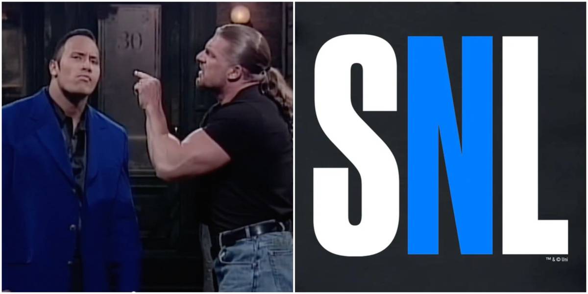 Throwback Footage of The Rock and Triple H on SNL Goes Viral