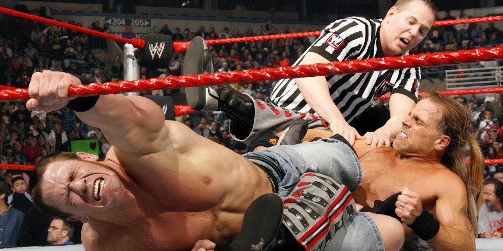 John Cena and Shawn Michaels 