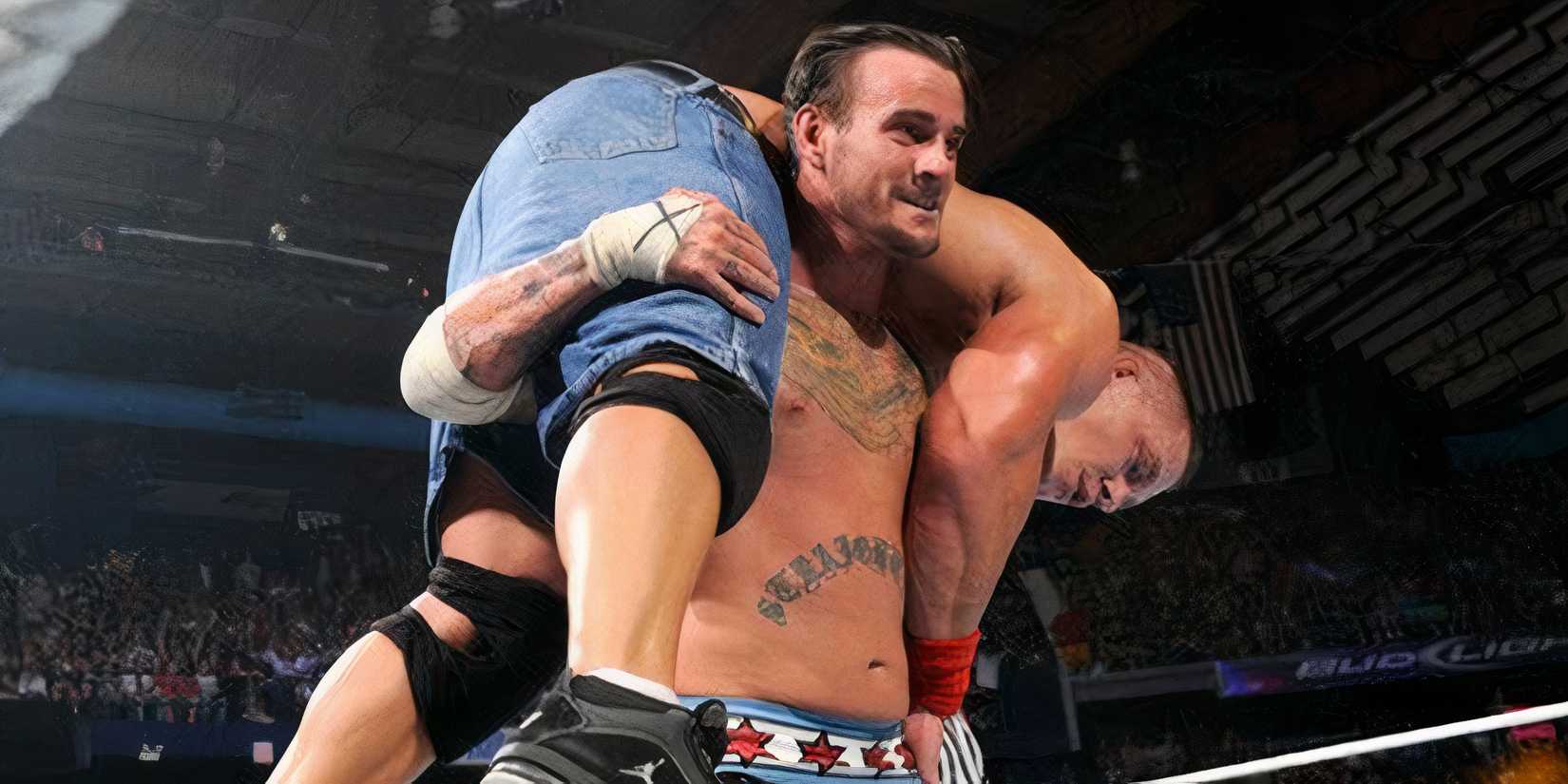 CM Punk and John Cena - Money in the Bank 2011