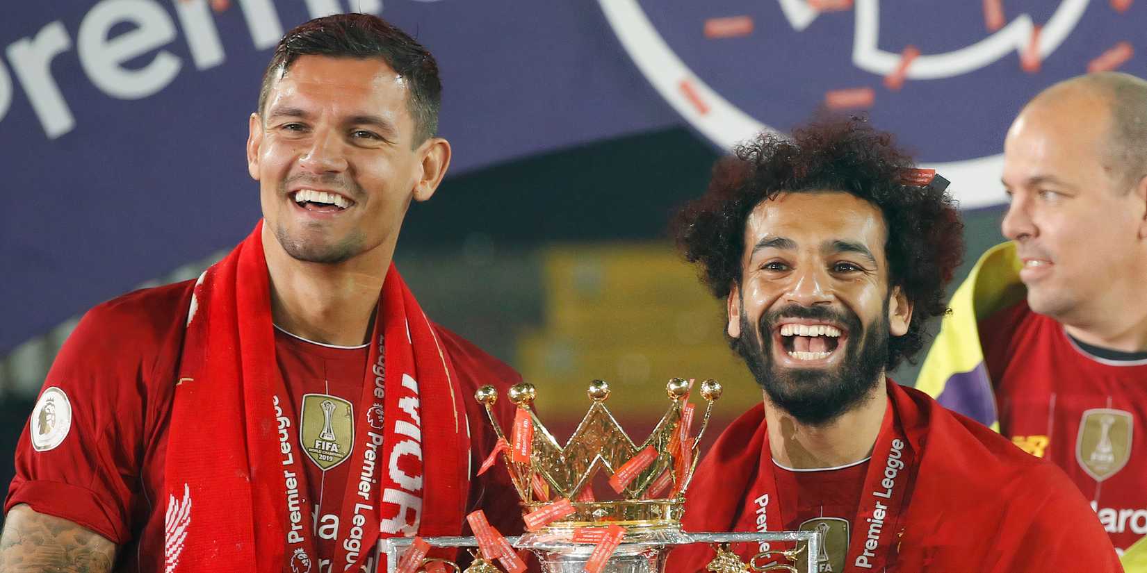 Dejan Lovren and Mohamed Salah